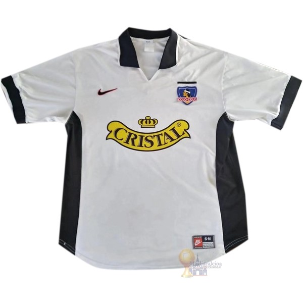 Calcio Maglie Home Maglia Colo Colo Stile rétro 1997 1998 Bianco