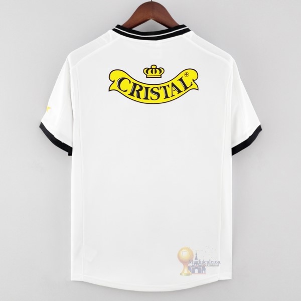 Calcio Maglie Home Maglia Colo Colo Stile rétro 2000 2001 Bianco