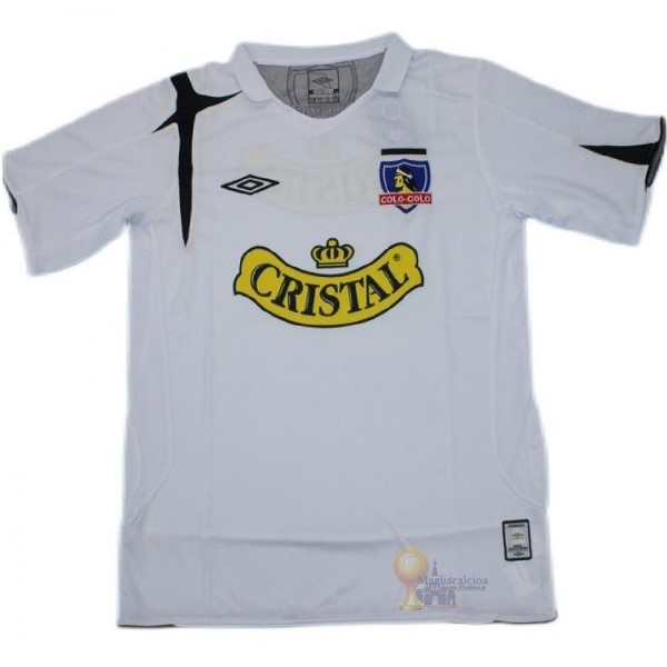 Calcio Maglie Home Maglia Colo Colo Stile rétro 2006 Bianco