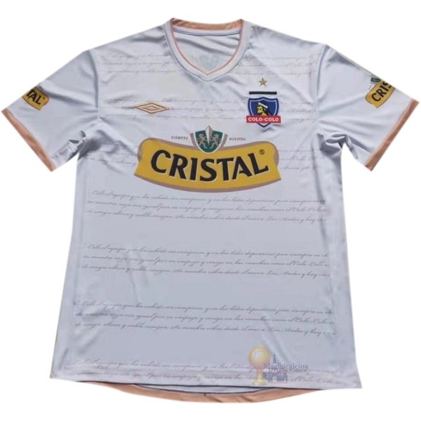 Calcio Maglie Home Maglia Colo Colo Stile rétro 2011 Bianco