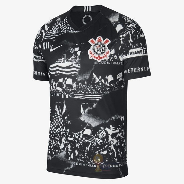 Calcio Maglie Terza Maglia Corointhians Paulista 2019 2020 Nero