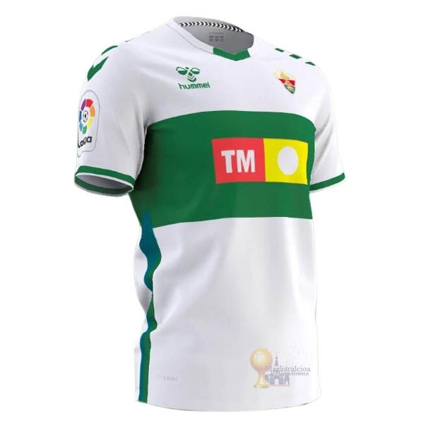 Calcio Maglie Casa Camiseta Elche 2020 2021 Bianco