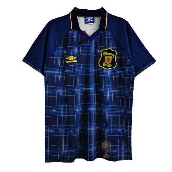 Calcio Maglie Home Maglia Scozia Stile rétro 1994 1996 Blu