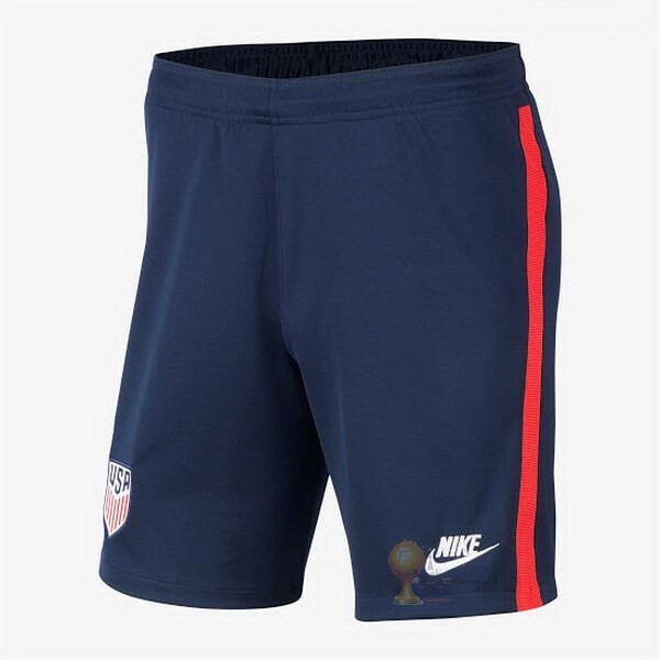 Calcio Maglie Away Pantaloni Stati Uniti 2020 Blu