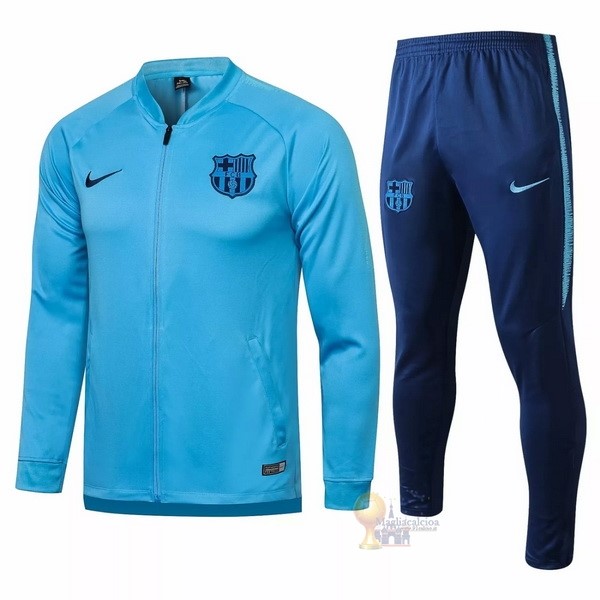 Calcio Maglie Giacca Barcellona 2020 2021 Blu