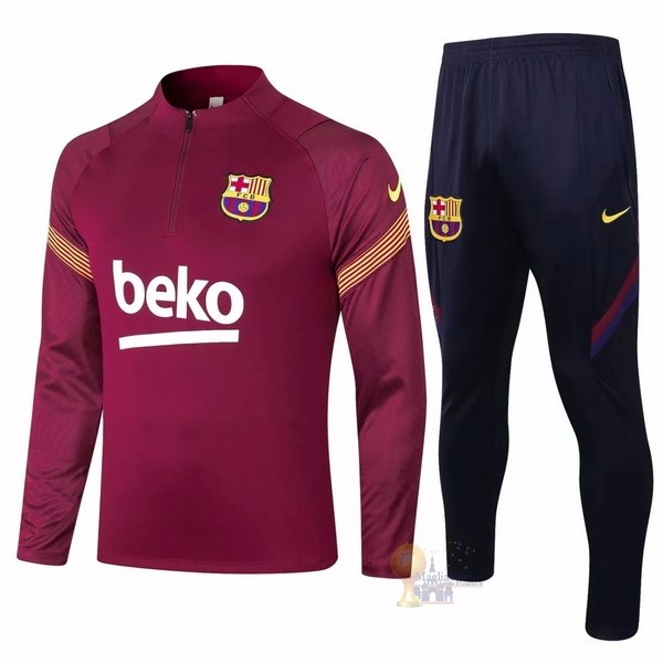 Calcio Maglie Giacca Barcellona 2020 2021 Borgogna