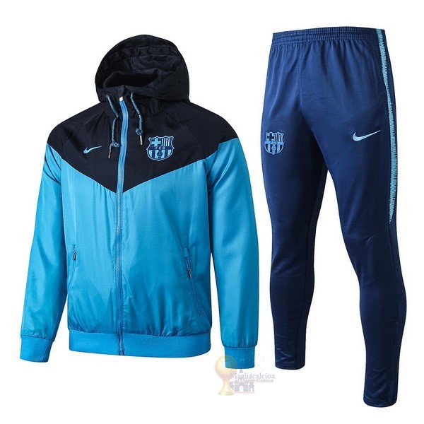 Calcio Maglie Set Completo Giacca a vento Barcellona 2019 2020 Blu