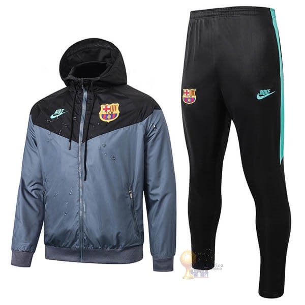 Calcio Maglie Set Completo Giacca a vento Barcellona 2019 2020 Grigio