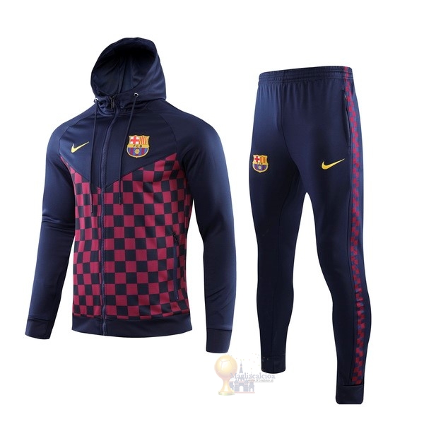 Calcio Maglie Tuta Presentazione Barcellona 2019 2020 Blu Giallo Rosso