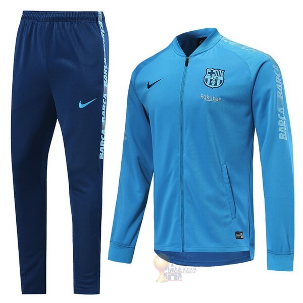 Calcio Maglie Tuta Presentazione Barcellona 2019 2020 Blu Luce