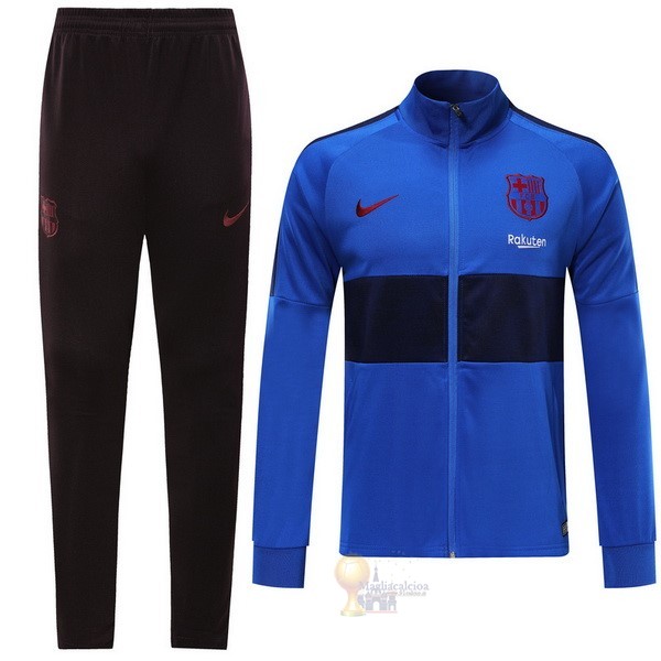Calcio Maglie Tuta Presentazione Barcellona 2019 2020 Blu Nero Rosso