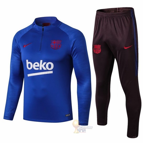 Calcio Maglie Tuta Presentazione Barcellona 2019 2020 Blu Rosso