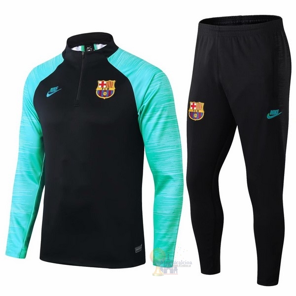 Calcio Maglie Tuta Presentazione Barcellona 2019 2020 Nero Giallo Verde