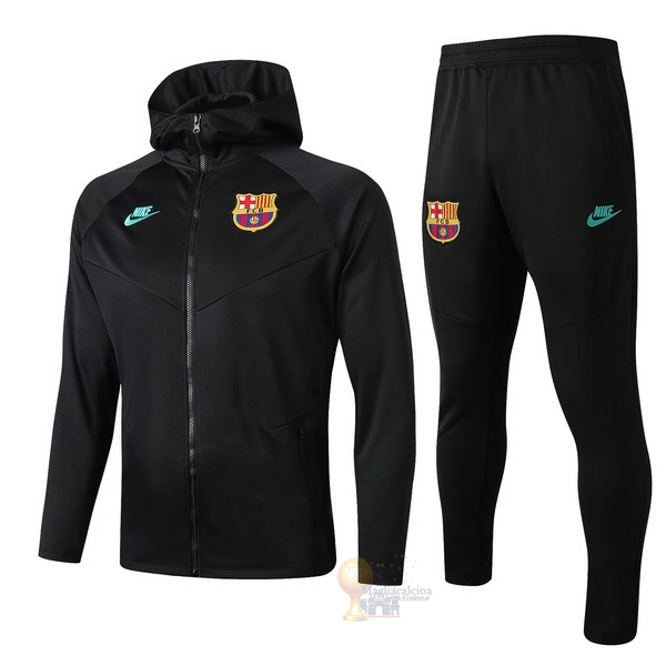 Calcio Maglie Tuta Presentazione Barcellona 2019 2020 Nero Verde Giallo