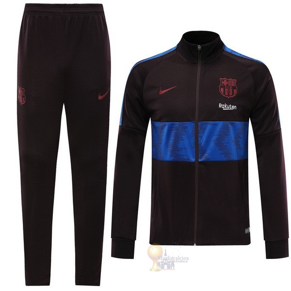 Calcio Maglie Tuta Presentazione Barcellona 2019 2020 Rosso Navy Blu