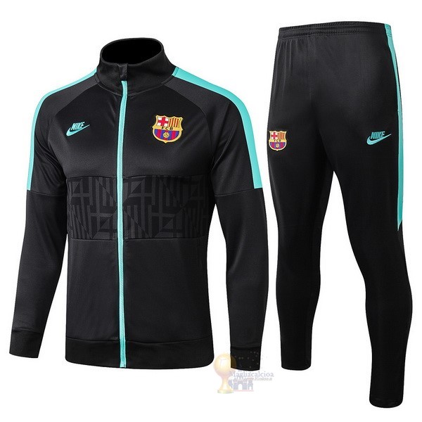 Calcio Maglie Tuta Presentazione Barcellona 2019 2020 Verde Nero