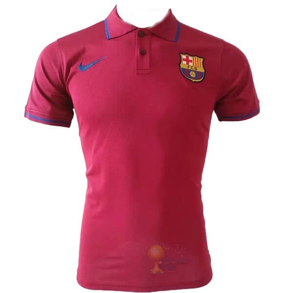 Calcio Maglie Polo Barcellona 2019 2020 Rosso