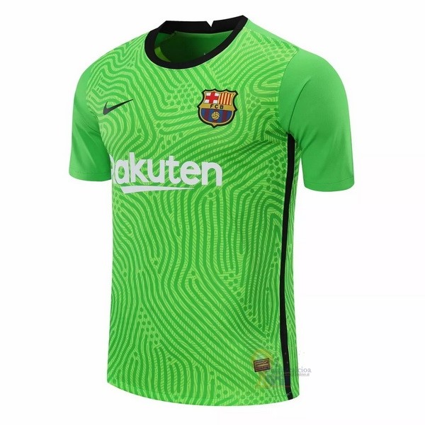 Calcio Maglie Camiseta Portero Barcellona 2020 2021 Verde