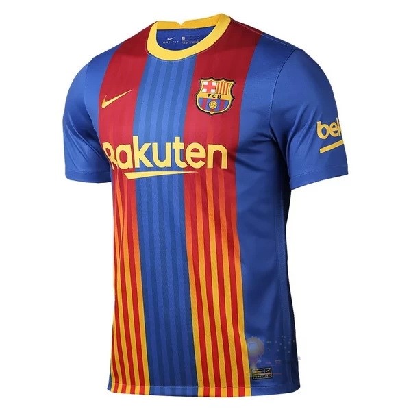 Calcio Maglie Especial Camiseta Barcellona 2020 2021 Blu Rosso