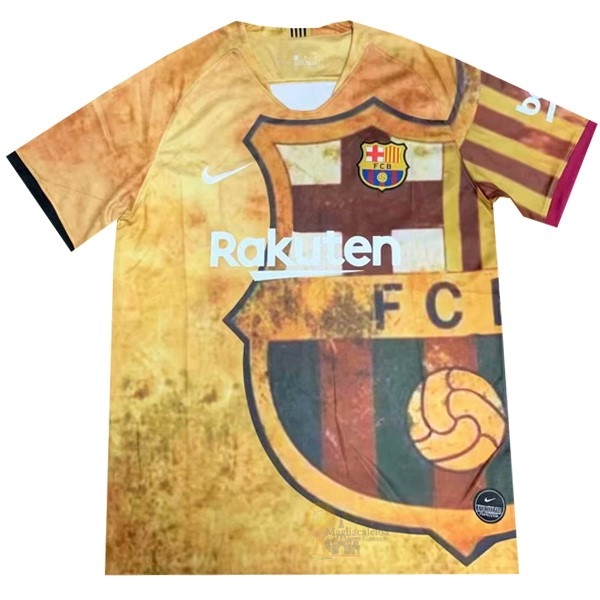 Calcio Maglie Formazione Barcellona 2019 2020 Arancione