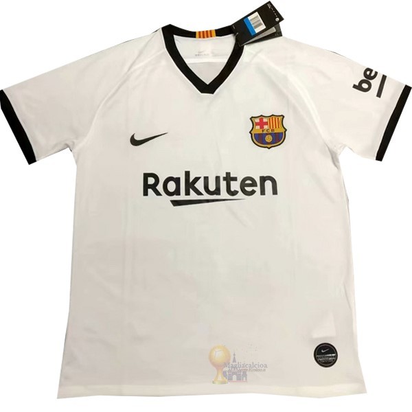 Calcio Maglie Formazione Barcellona 2019 2020 Bianco Nero