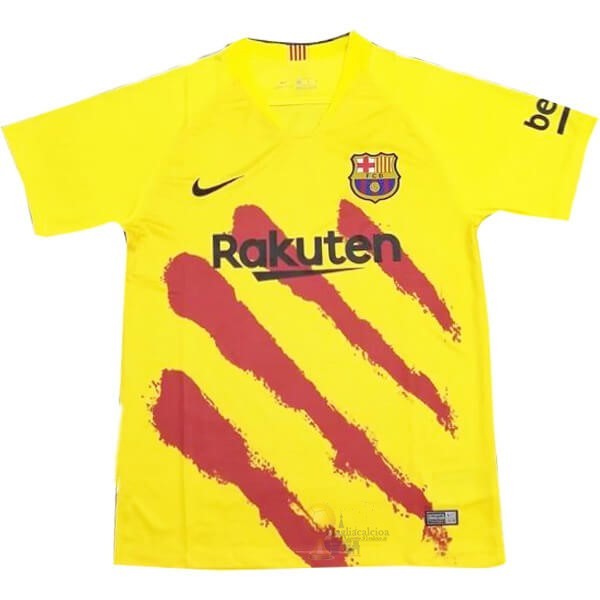 Calcio Maglie Formazione Barcellona 2019 2020 Giallo