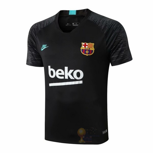 Calcio Maglie Formazione Barcellona 2019 2020 Nero Bianco
