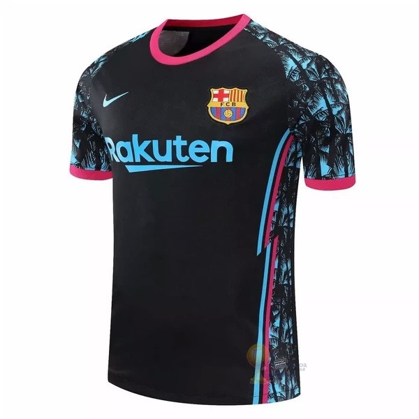 Calcio Maglie Formazione Barcellona 2020 2021 Nero Rosa