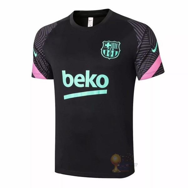 Calcio Maglie Formazione Barcellona 2020 2021 Nero Verde