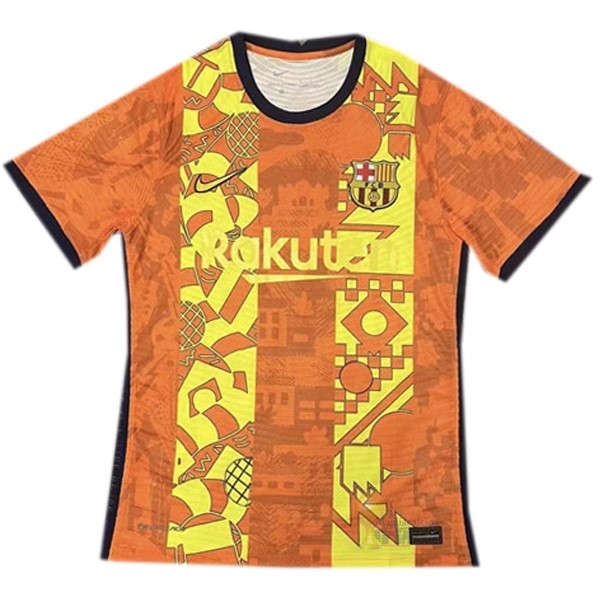 Calcio Maglie Formazione Barcellona 2021 2022 Arancione