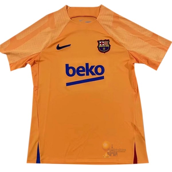 Calcio Maglie Formazione Barcellona 2021 2022 I Arancione
