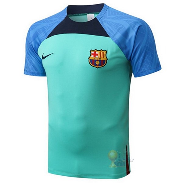 Calcio Maglie Formazione Barcellona 2022 2023 Blu Verde