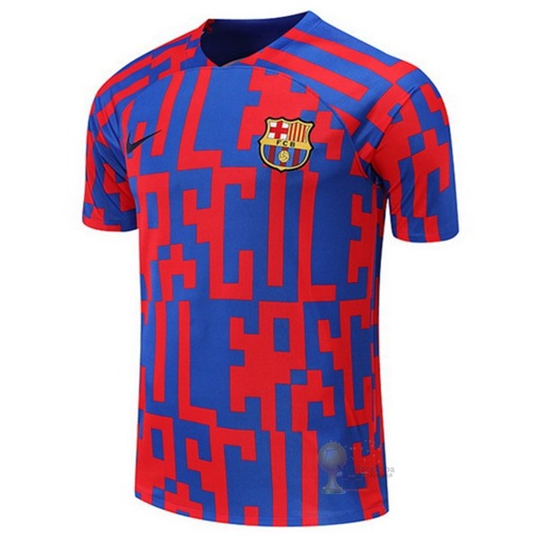 Calcio Maglie Formazione Barcellona 2022 2023 Rosso Blu