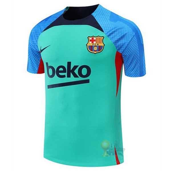 Calcio Maglie Formazione Barcellona 2022 2023 Verde Blu