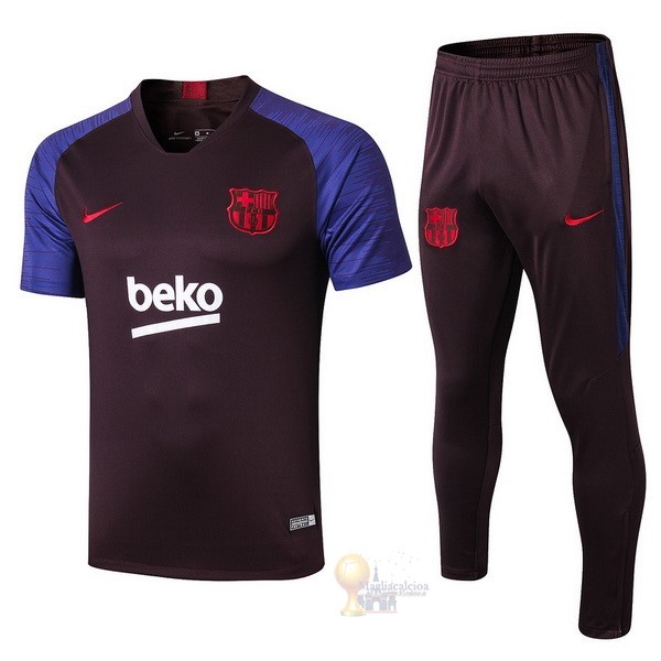 Calcio Maglie Formazione Set Completo Barcellona 2019 2020 Purpureo Navy
