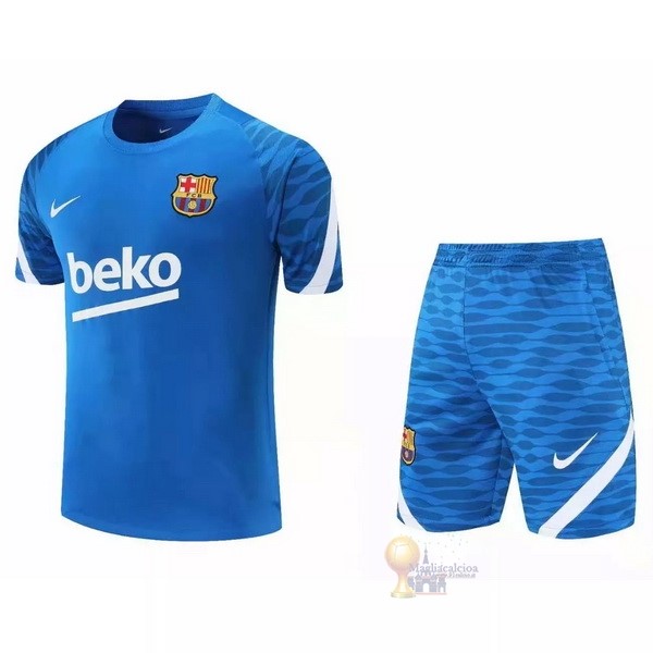 Calcio Maglie Formazione Set Completo Barcellona 2021 2022 Blu