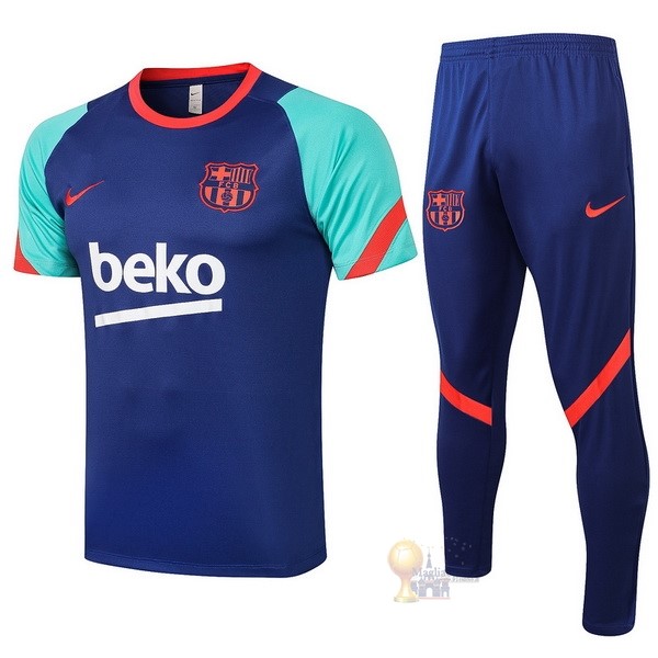 Calcio Maglie Formazione Set Completo Barcellona 2021 2022 Blu Rosso Verde
