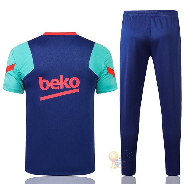 Calcio Maglie Formazione Set Completo Barcellona 2021 2022 Blu Rosso Verde