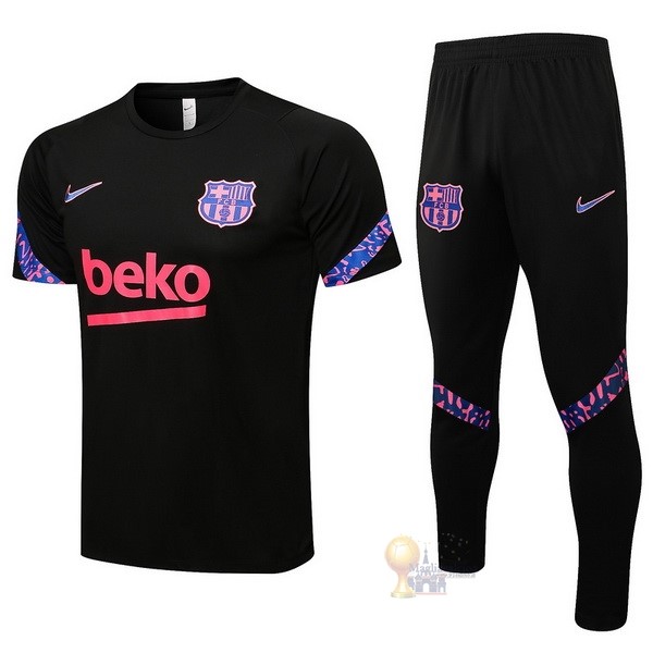 Calcio Maglie Formazione Set Completo Barcellona 2021 2022 Nero Purpureo