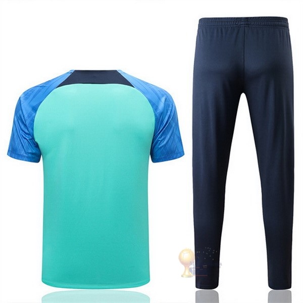 Calcio Maglie Formazione Set Completo Barcellona 2022 2023 Blu I Verde