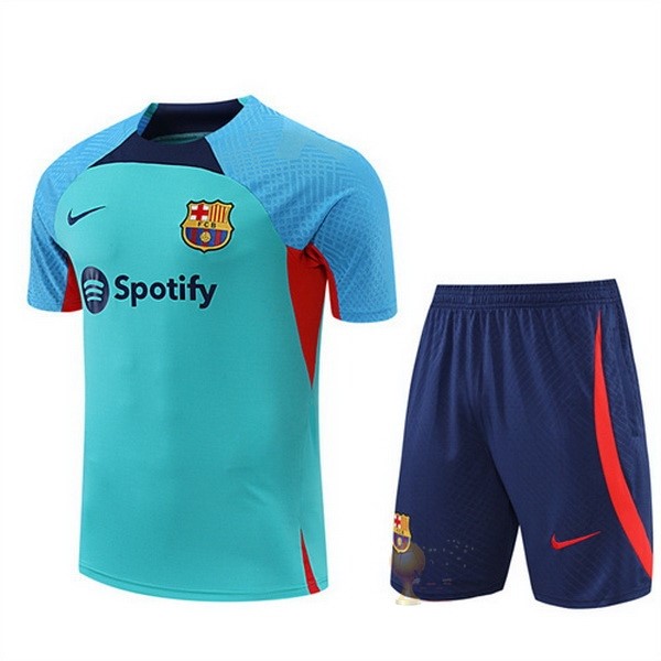 Calcio Maglie Formazione Set Completo Barcellona 2022 2023 Blu Verde Rosso