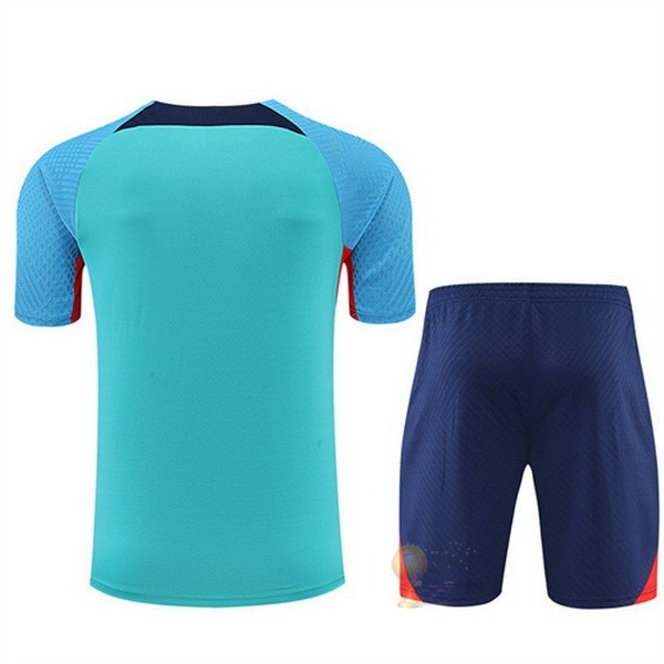 Calcio Maglie Formazione Set Completo Barcellona 2022 2023 Blu Verde Rosso