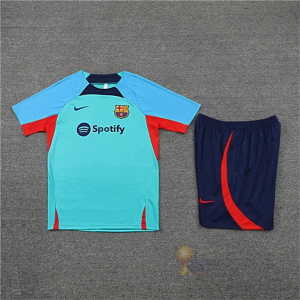 Calcio Maglie Formazione Set Completo Barcellona 2022 2023 Blu Verde Rosso