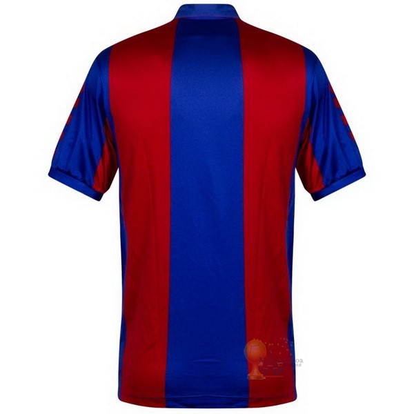 Calcio Maglie Home Maglia Barcellona Stile rétro 1982 1984 Blu Rosso