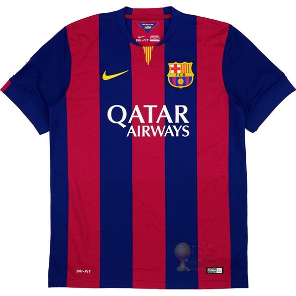 Calcio Maglie Home Maglia Barcellona Stile rétro 2014 2015 Blu Rosso