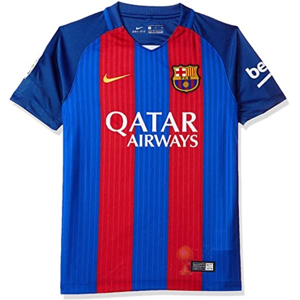 Calcio Maglie Home Maglia Barcellona Stile rétro 2016 2017 Blu Rosso