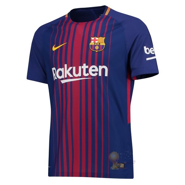 Calcio Maglie Home Maglia Barcellona Stile rétro 2017 2018 Blu Rosso