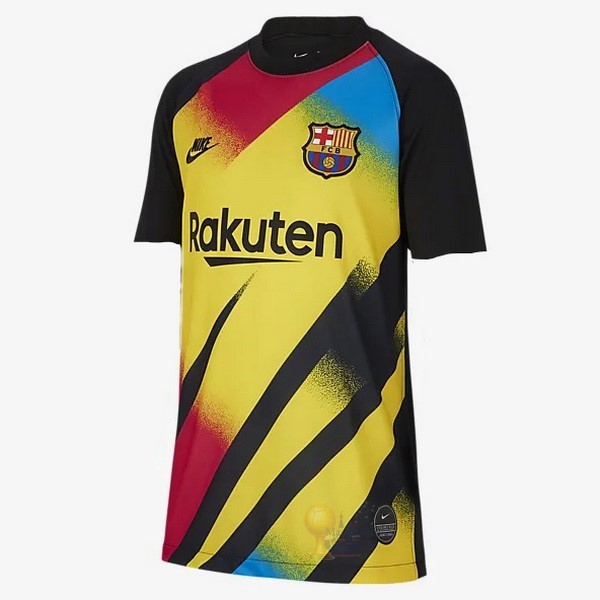 Calcio Maglie Maglia Portiere Barcellona 2019 2020 Giallo