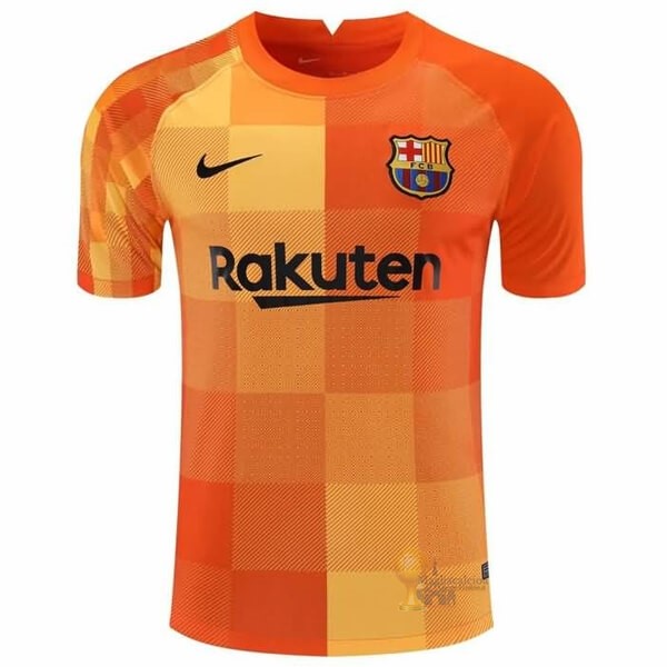 Calcio Maglie Maglia Portiere Barcellona 2021 2022 Arancione