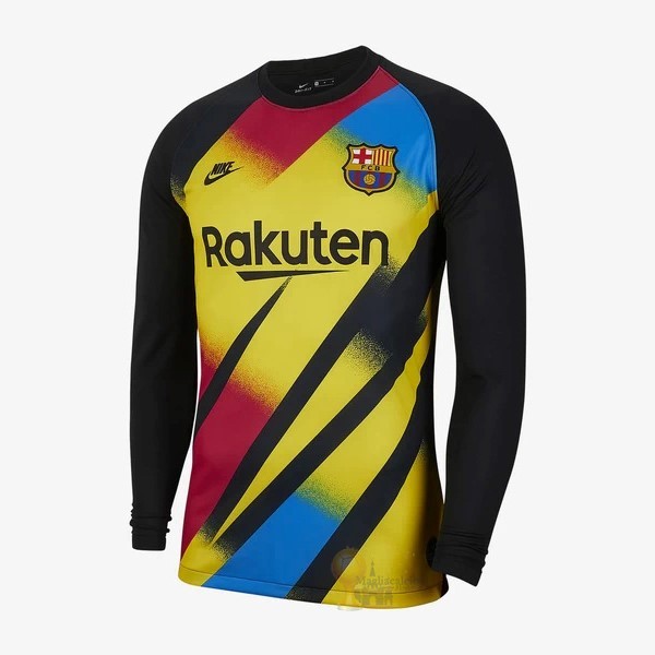Calcio Maglie Maglia Portiere Manica lunga Barcellona 2019 2020 Giallo